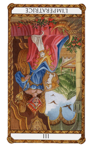 la emperatriz tarot ambre invertida