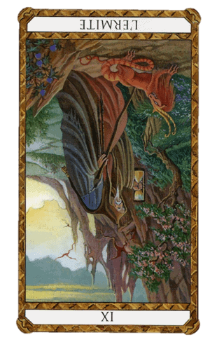 el ermitaño tarot invertida el ermitaño tarot ambre invertida