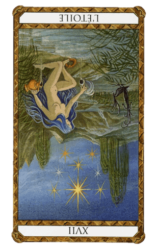 la estrella tarot invertida La Estrella Invertida Arcanos Mayores Tarot Ambre