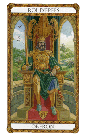 Rey de Espadas nº 14 Arcanos Menores Tarot Gratis