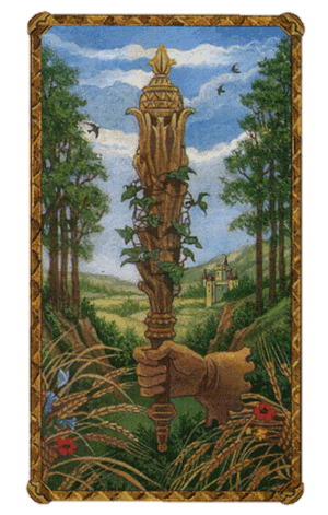 As de Bastos nº 1 Arcanos Menores Tarot Gratis